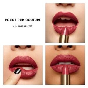 Yves Saint Laurent Rouge Pur Couture Lipstick - Rose Stiletto #9 *New*